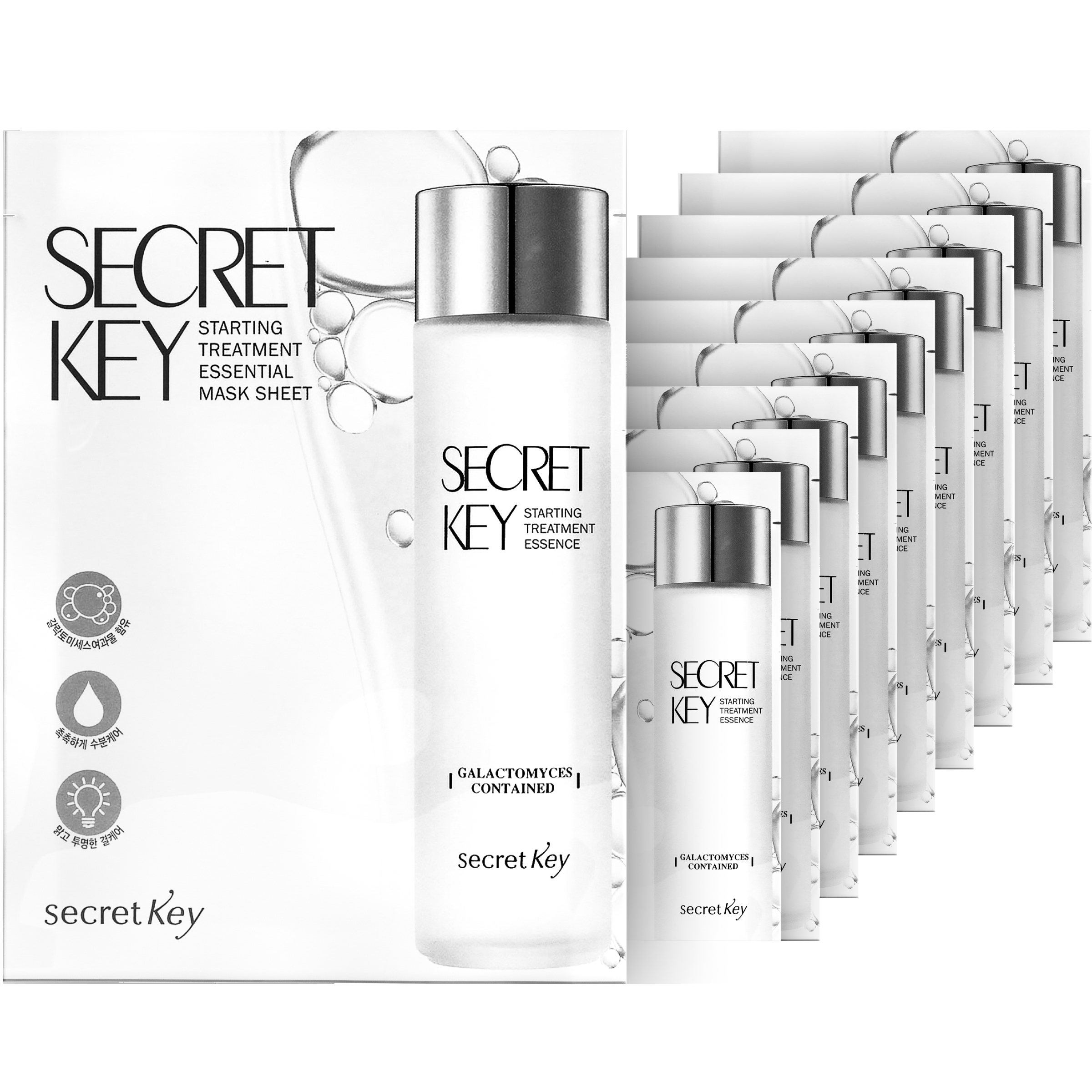 Тканевая маска Secret Key для лица STARTING TREATMENT ESSENTIAL MASK SHEET, 10 шт