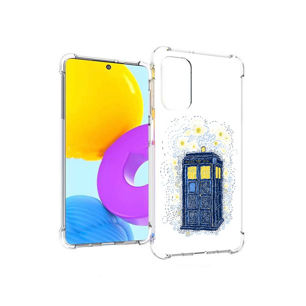 

Чехол MyPads Tocco для Samsung Galaxy M52 5G будка рисунок (PT226932.542.249), Прозрачный, Tocco