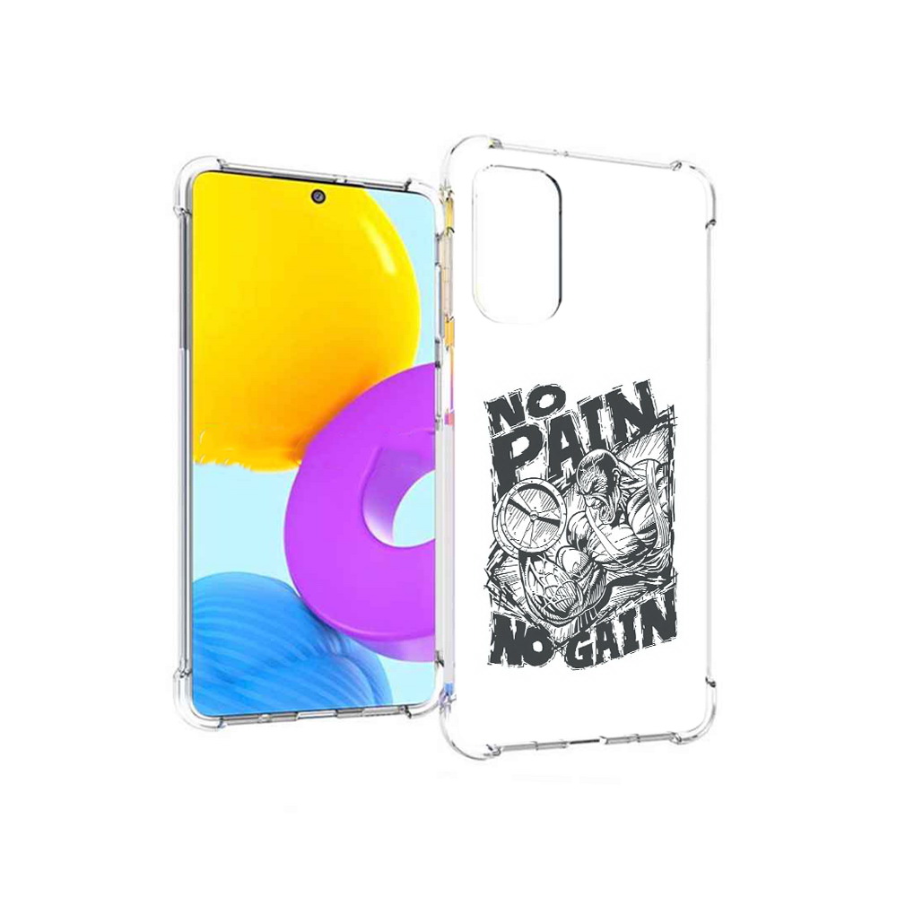 

Чехол MyPads Tocco для Samsung Galaxy M52 5G бодибилдинг тяжелая работа (PT226932.542.238), Прозрачный, Tocco