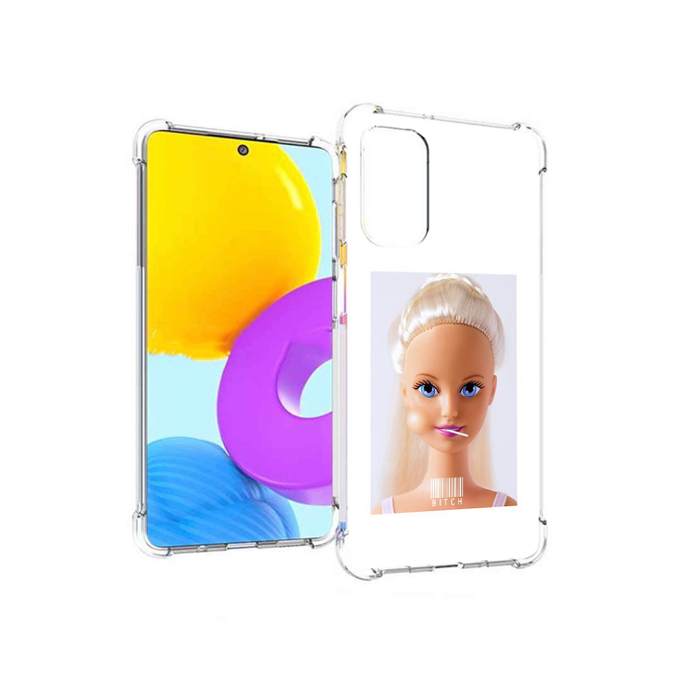 

Чехол MyPads Tocco для Samsung Galaxy M52 5G барби (PT226932.542.226), Прозрачный, Tocco