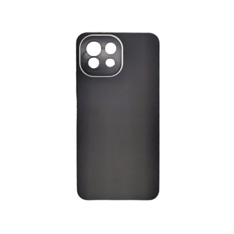

Чехол пластиковый с защитой камеры Xiaomi Mi 11 Lite (черный)
