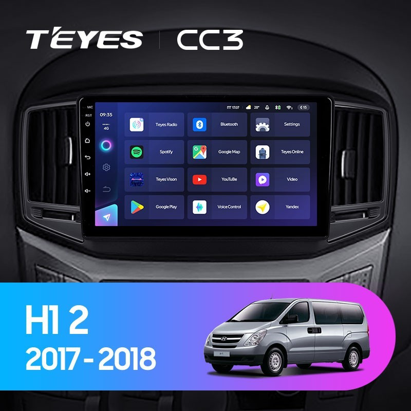 Автомобильная магнитола Teyes CC3L 432 Hyundai H1 2 2017-2018 2710000₽