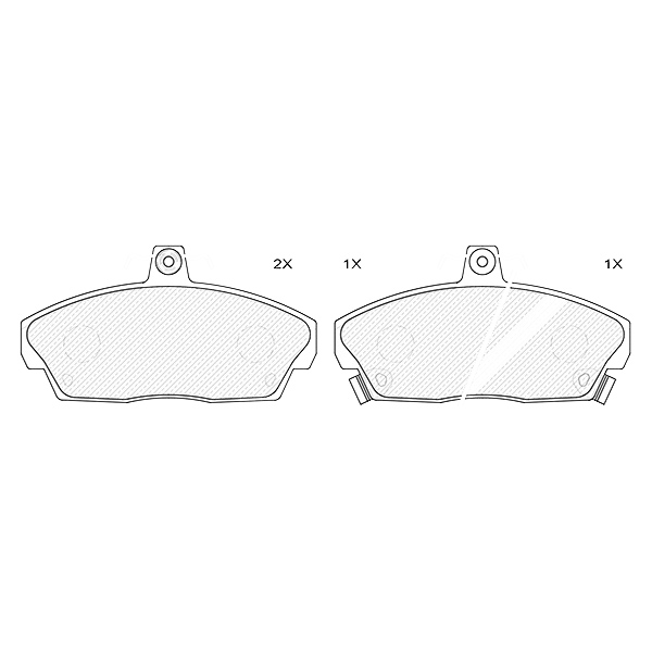 

Колодки тормозные передние AywiParts aw1810635