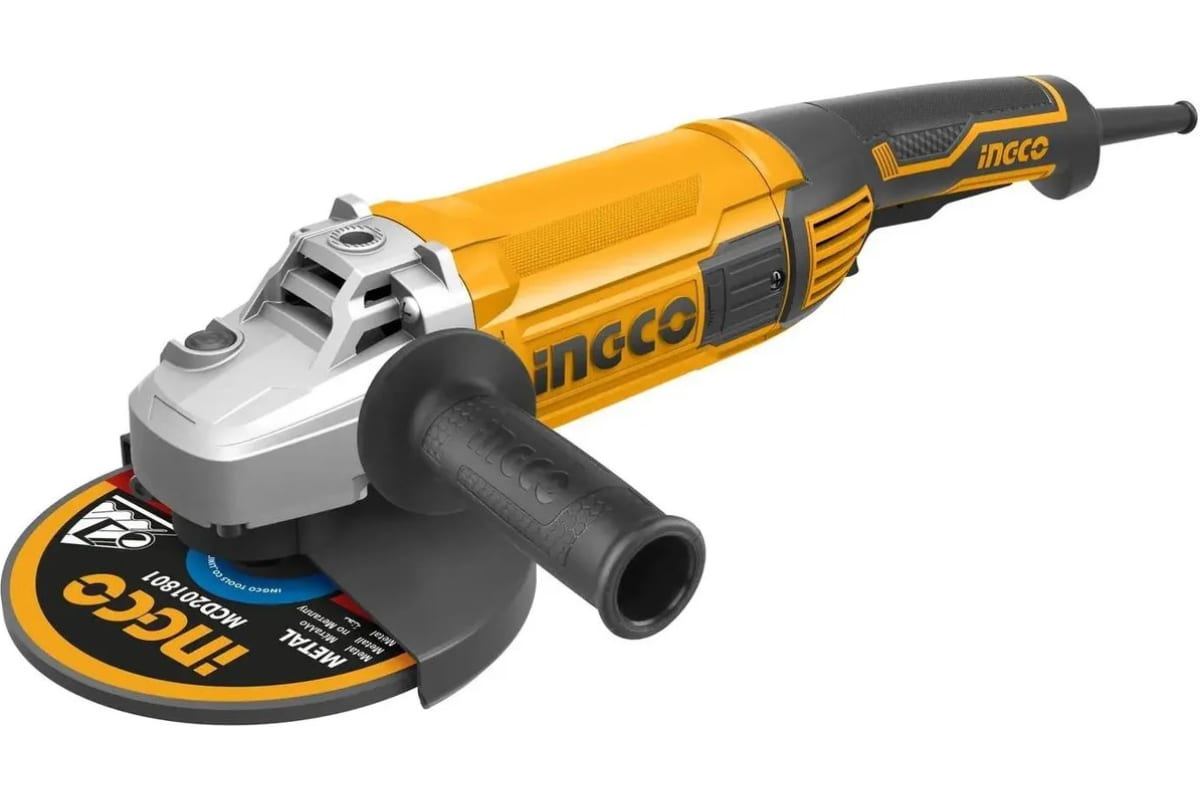 

Угловая шлифмашина INGCO AG220018, 2200 Вт 230 мм