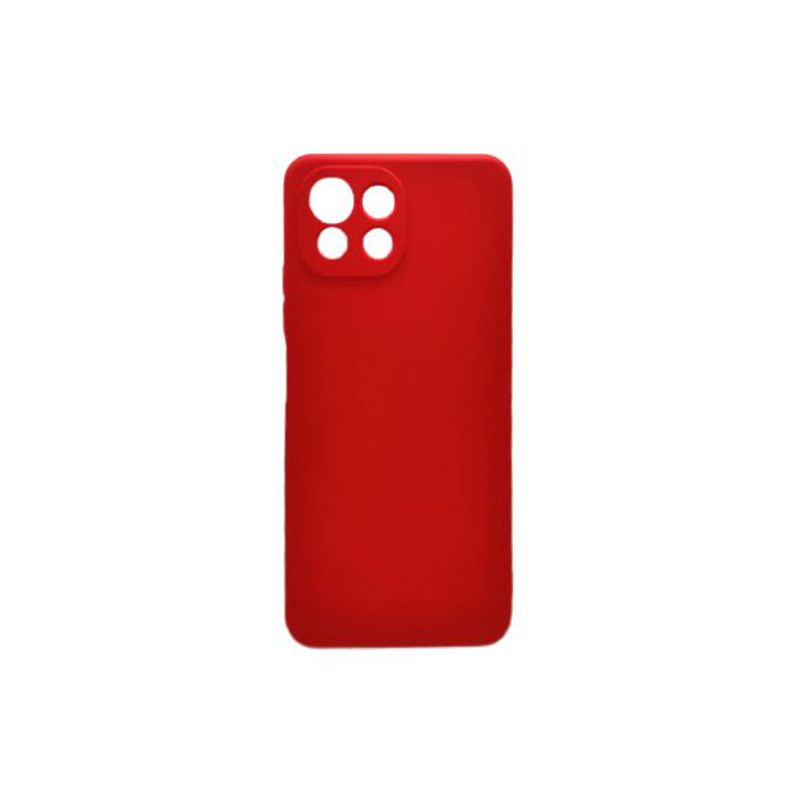 

Чехол Silicone Cover с защитой камеры Xiaomi Mi 11 Lite (красный)