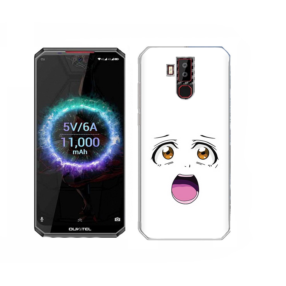 

Чехол MyPads Tocco для OukItel K13 Pro аниме лицо, Прозрачный, Tocco