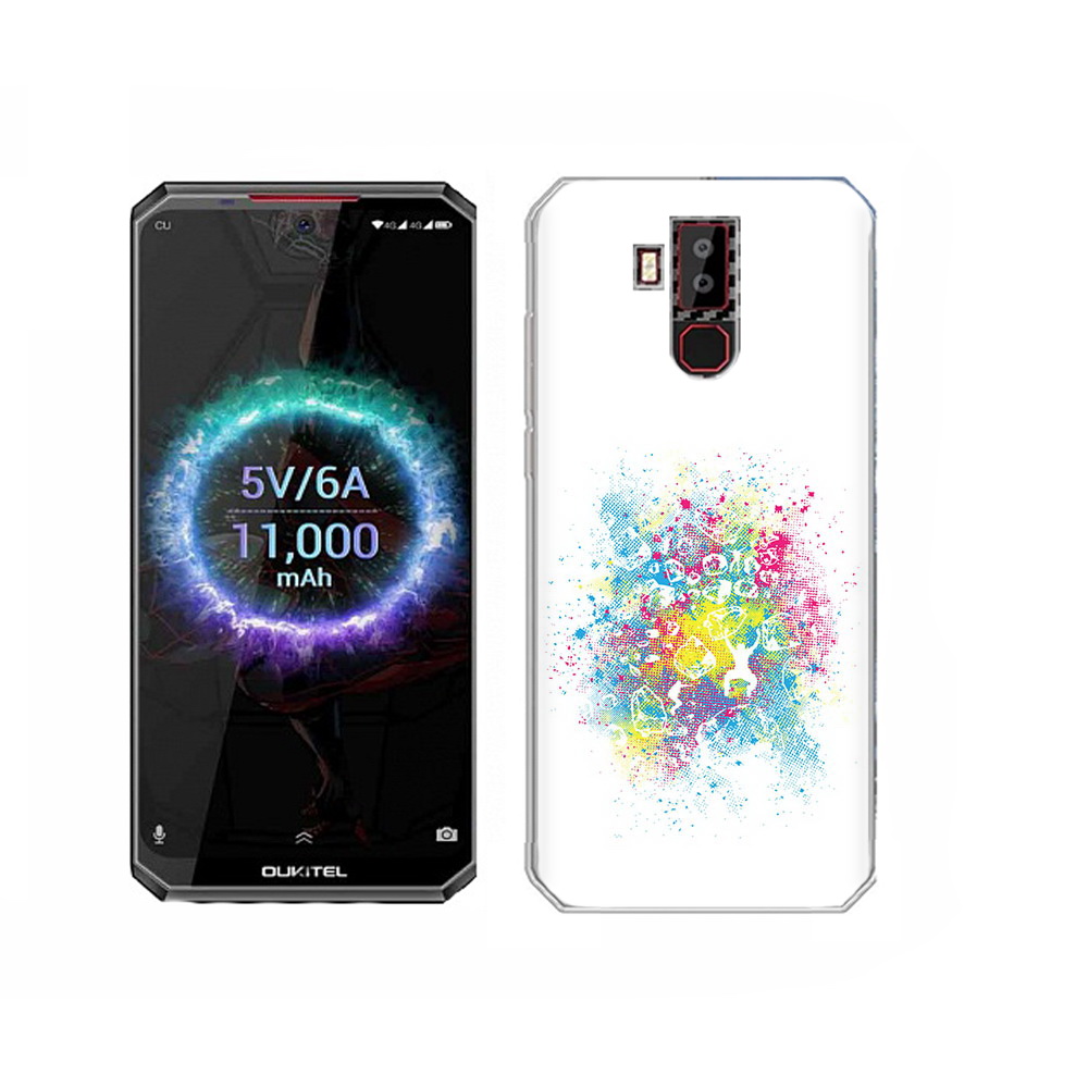 

Чехол MyPads Tocco для Oukitel K13 Pro акварель абстракция, Прозрачный, Tocco