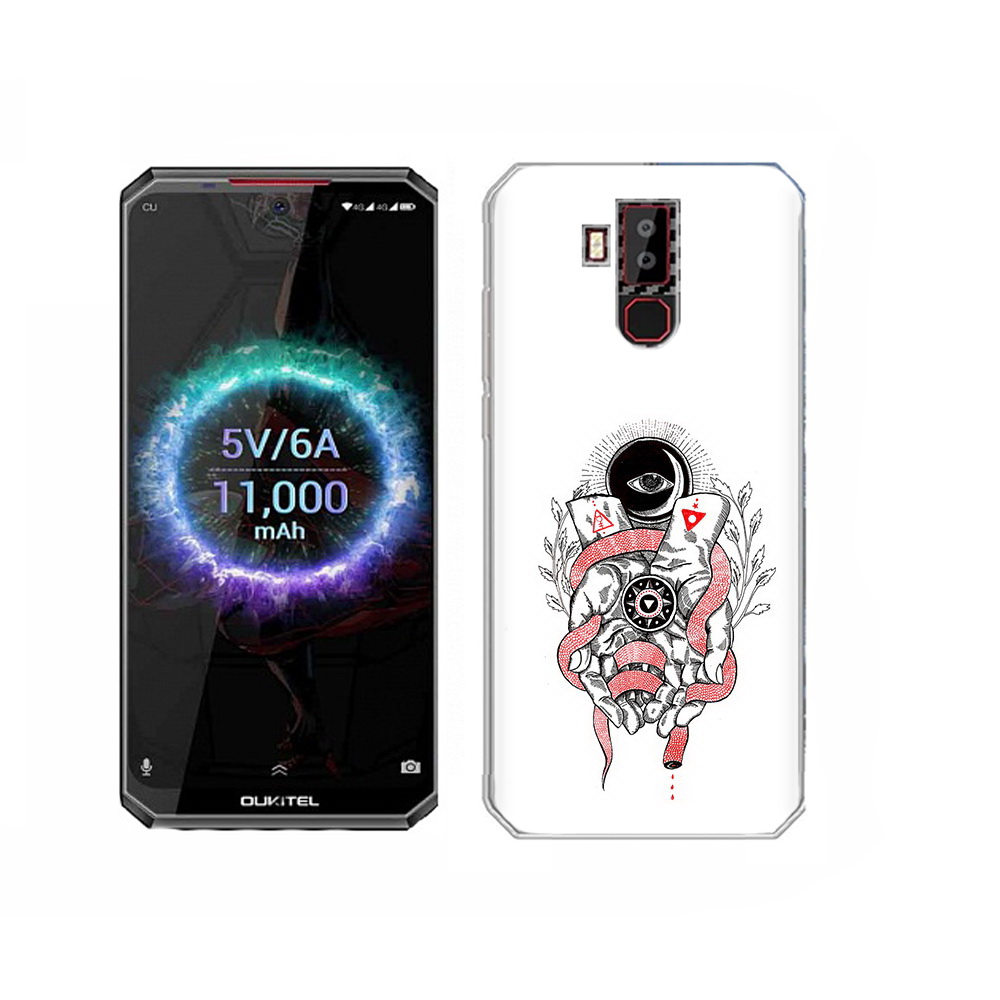 

Чехол MyPads Tocco для Oukitel K13 Pro абстрация связанные руки, Прозрачный, Tocco