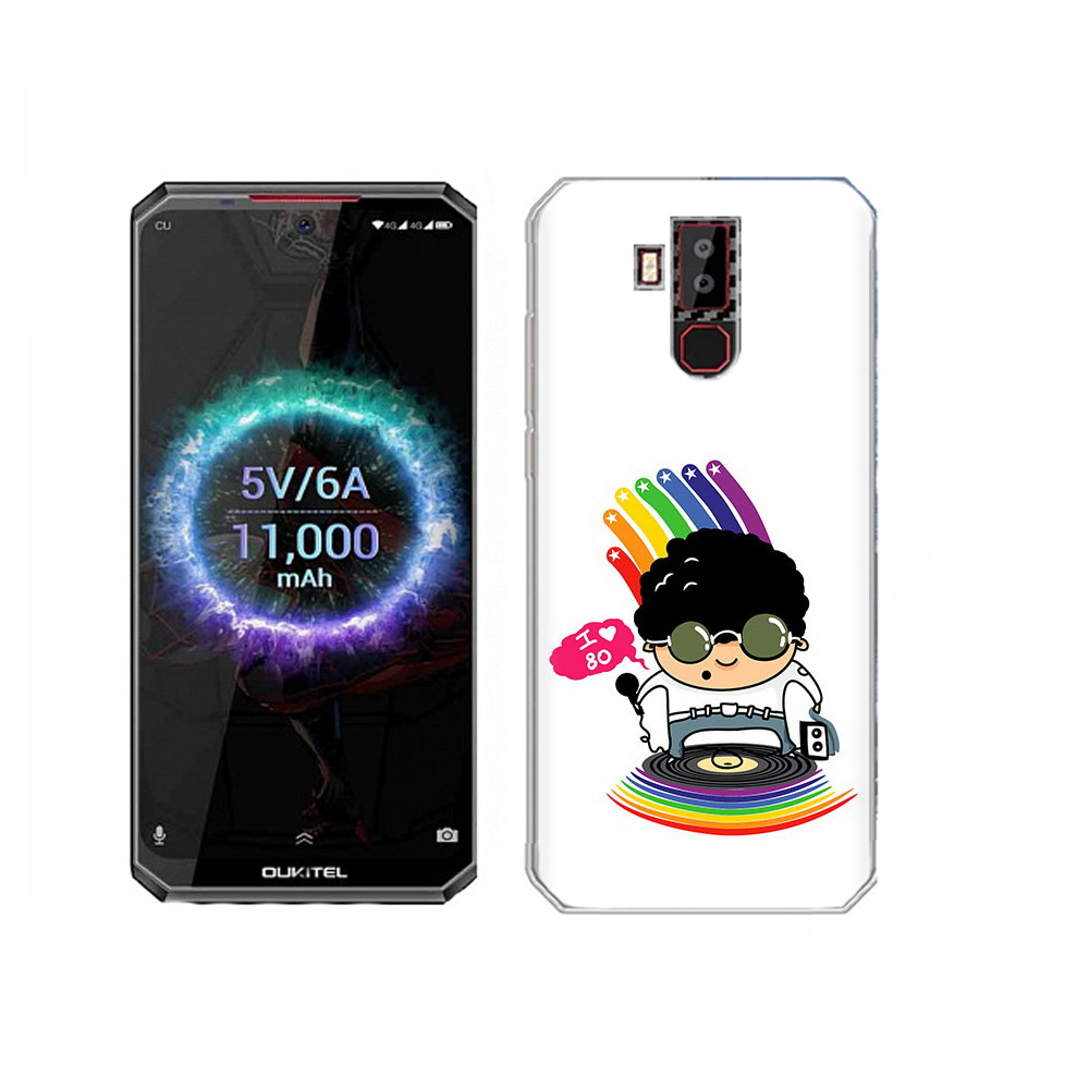 

Чехол MyPads Tocco для Oukitel K13 Pro Я люблю 80-е, Прозрачный, Tocco