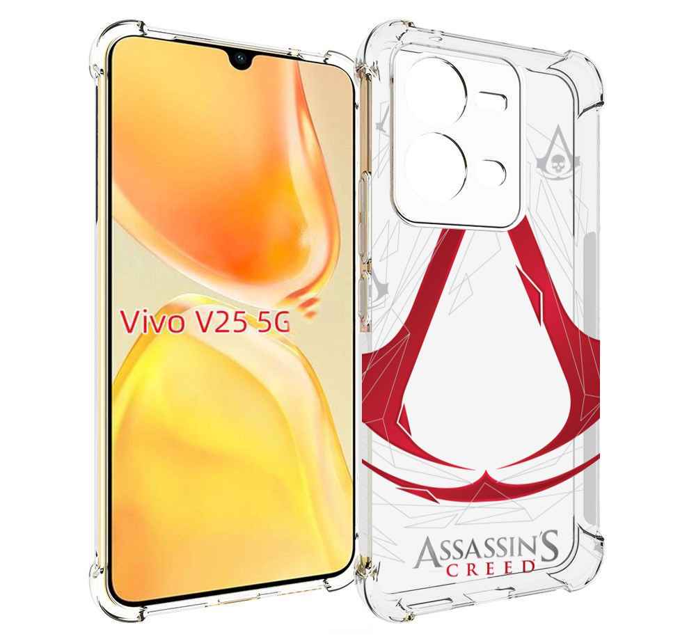 

Чехол MyPads ассасин-крид-знак для Vivo V25 5G / V25e, Прозрачный, Tocco