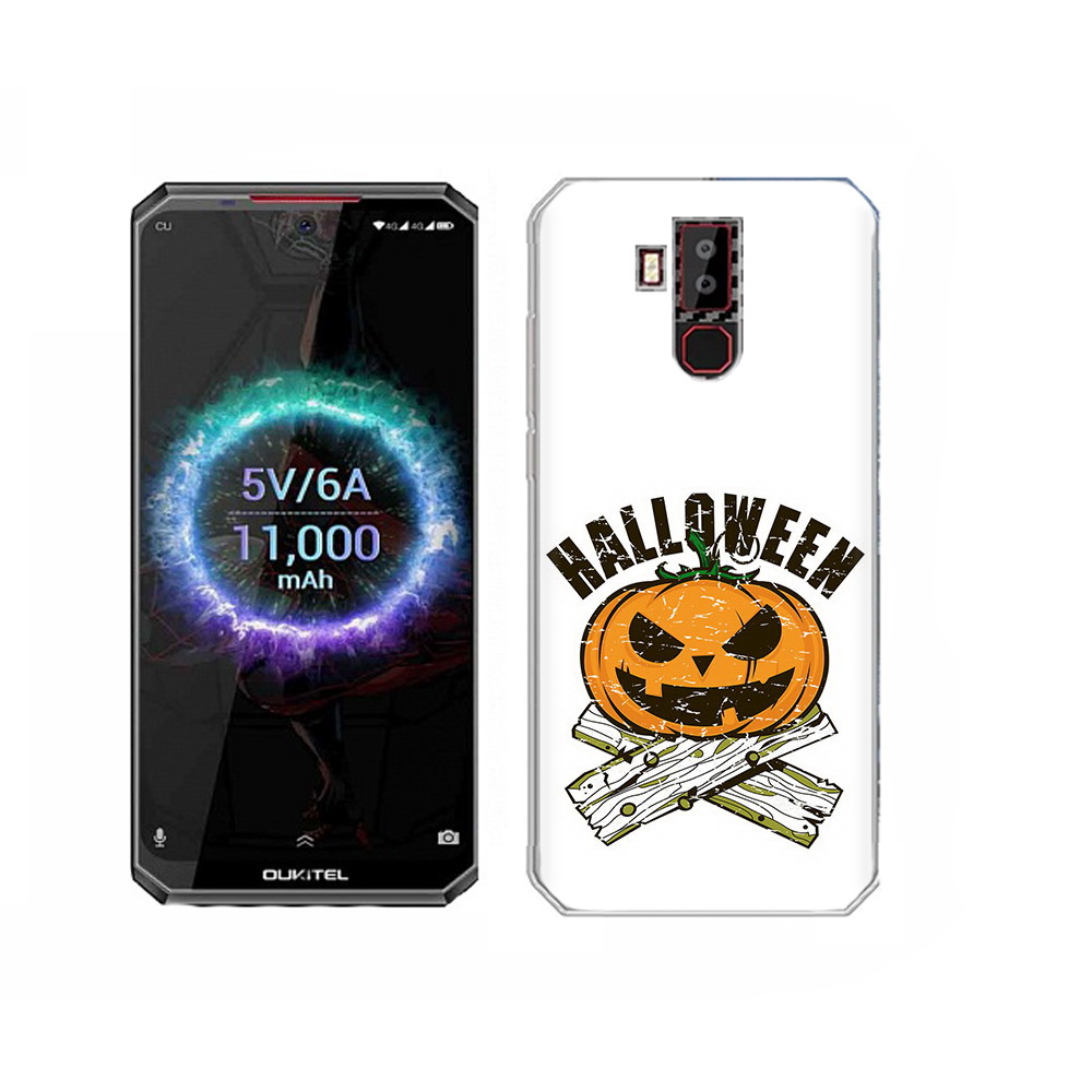 

Чехол MyPads Tocco для Oukitel K13 Pro Хэллоуин доски тыква, Прозрачный, Tocco