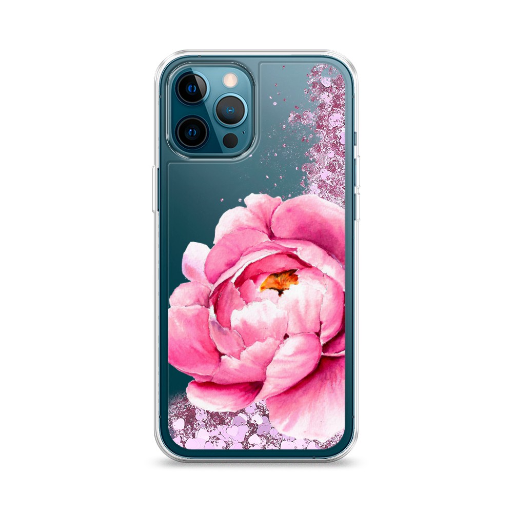 

Жидкий чехол с блестками "Прекрасный пион" на Apple iPhone 12 Pro, 12894-1