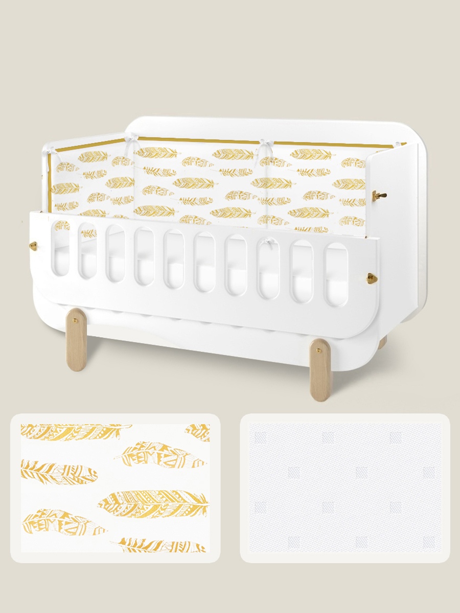 

Текстильный бортик для кроватки Dr.Hygge для новорожденных HG210302/ГЖ1, HG210302