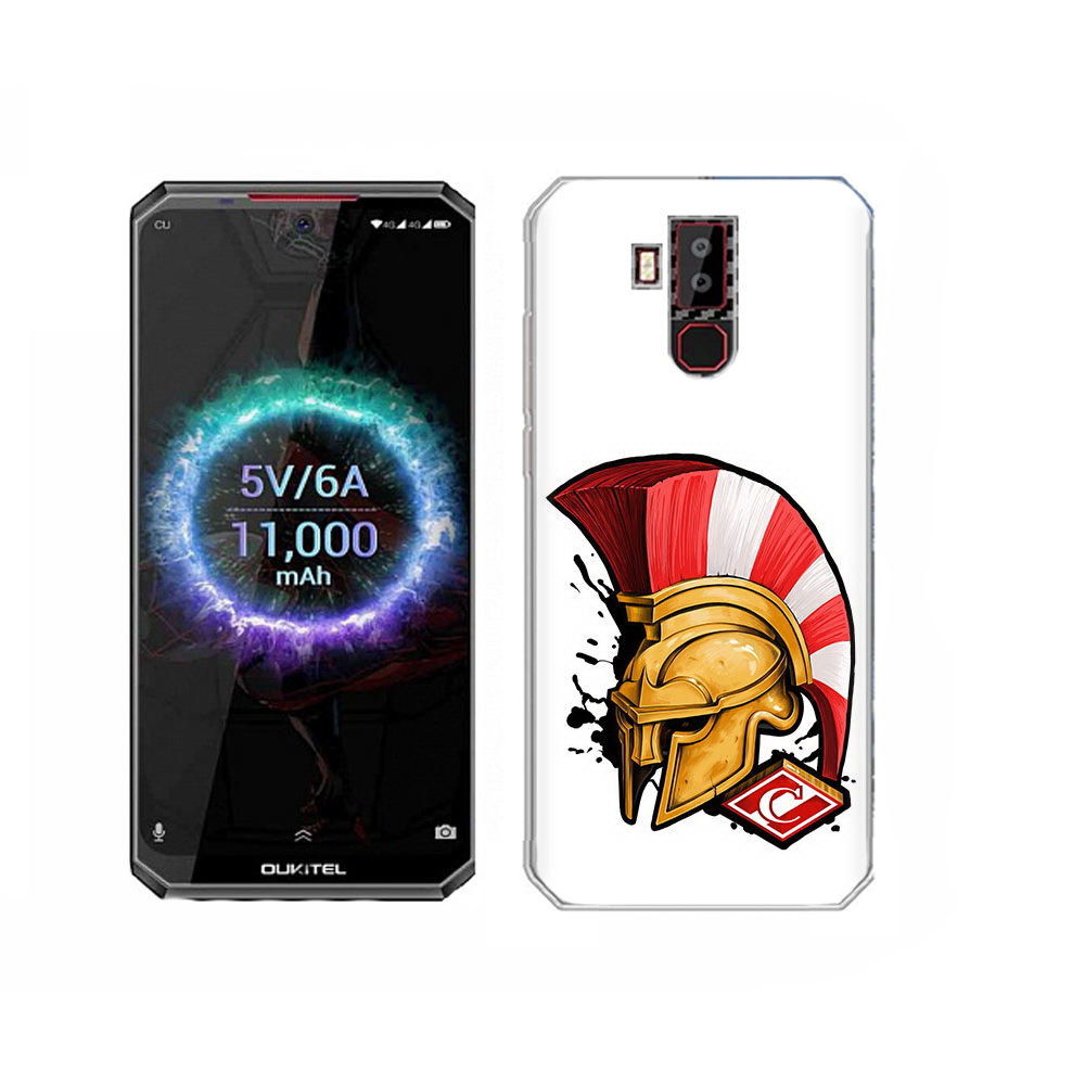 

Чехол MyPads Tocco для Oukitel K13 Pro ФК спартак шлем, Прозрачный, Tocco