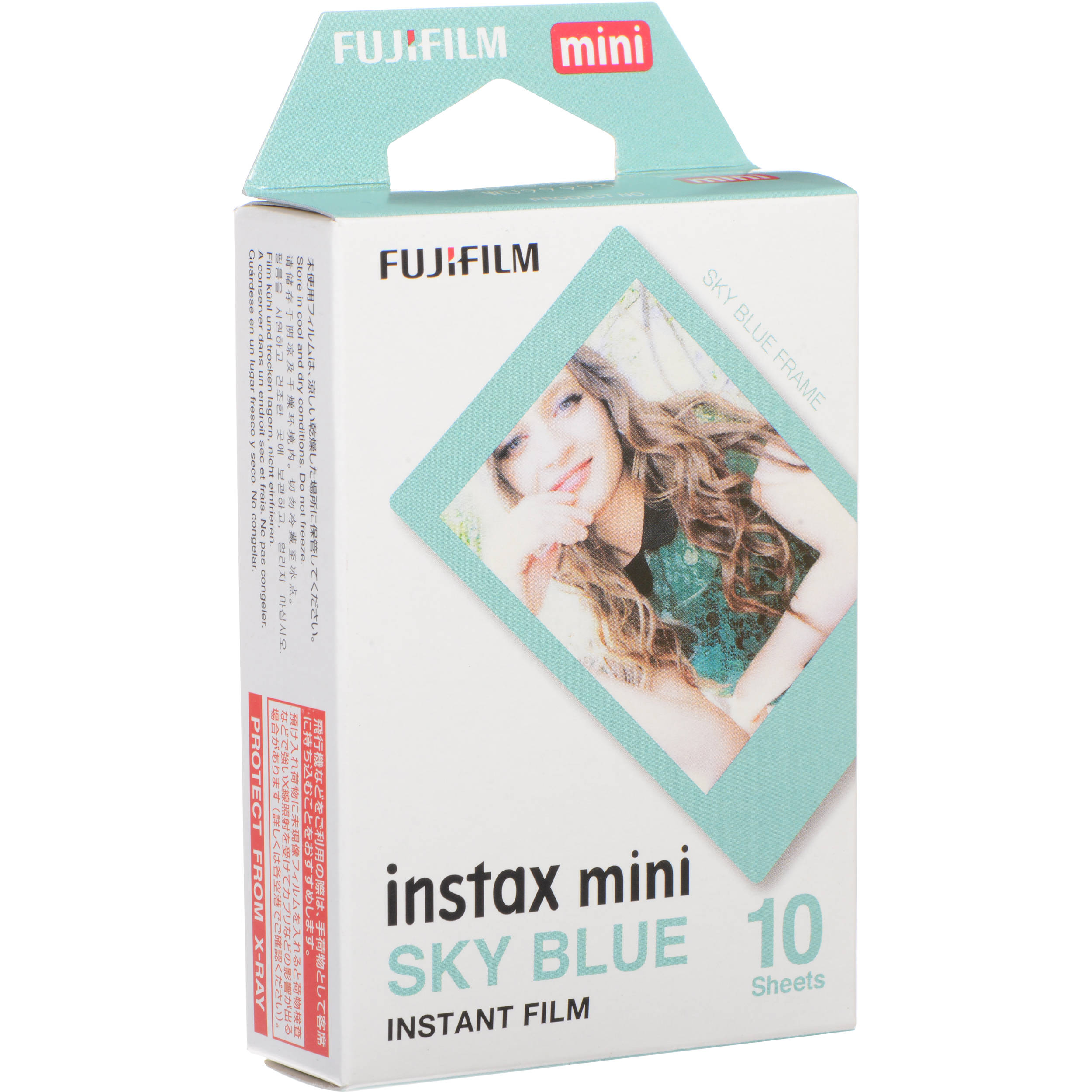 фото Картридж для фотоаппарата fujifilm instax mini sky blue 10