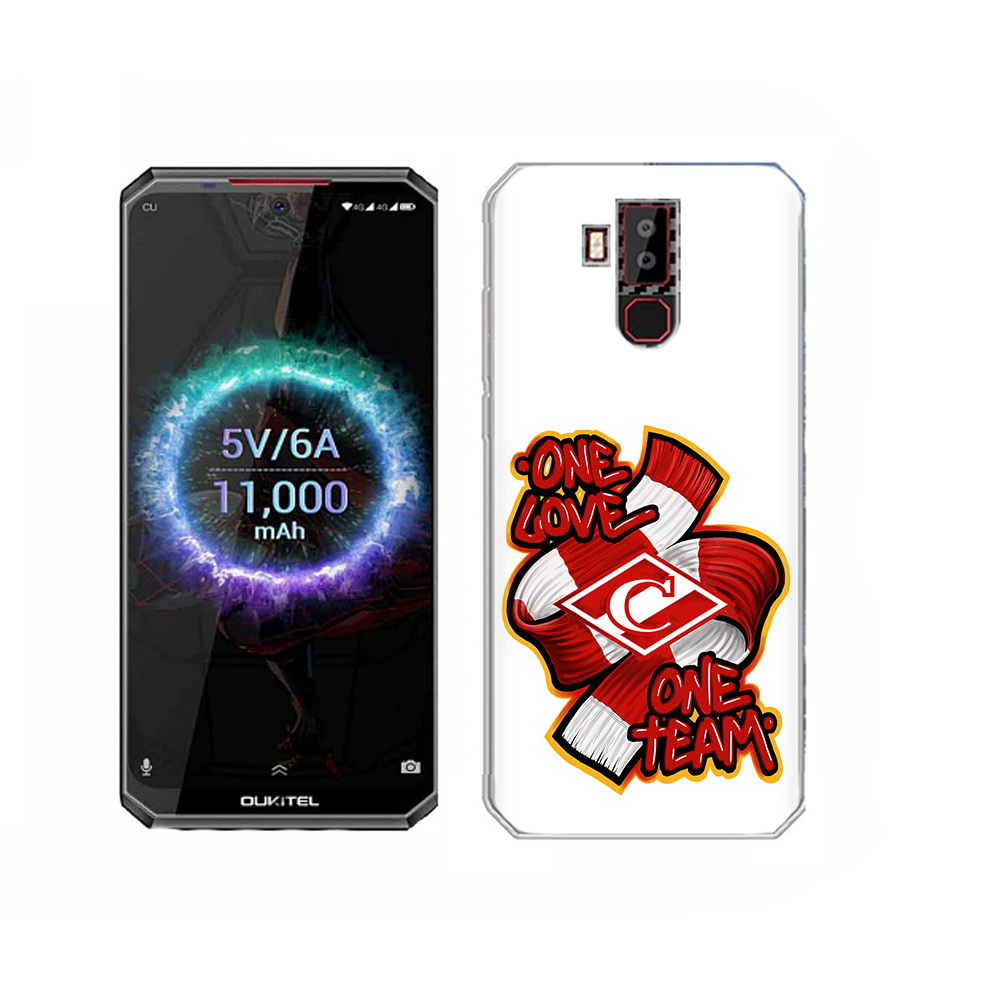 

Чехол MyPads Tocco для Oukitel K13 Pro ФК спарак 1 любовь, Прозрачный, Tocco