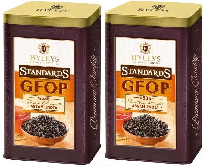 

Чай черный Hyleys стандарт gfop 536 80 г, 2 упаковки