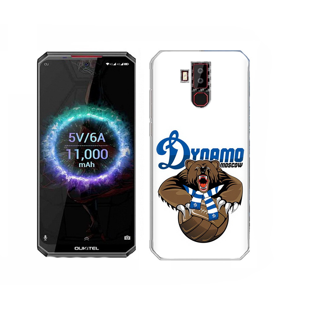 

Чехол MyPads Tocco для Oukitel K13 Pro ФК Динамо медведь, Прозрачный, Tocco