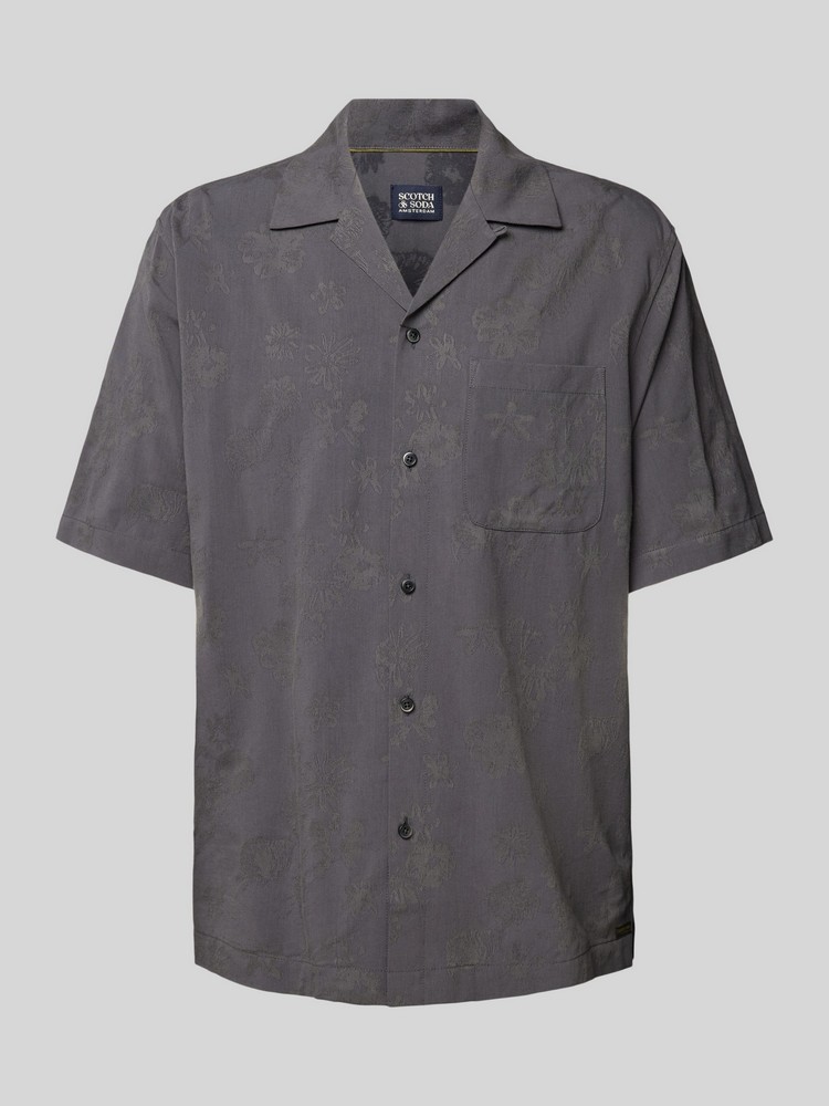 

Рубашка мужская Scotch & Soda 178431 серая S, Серый, 178431