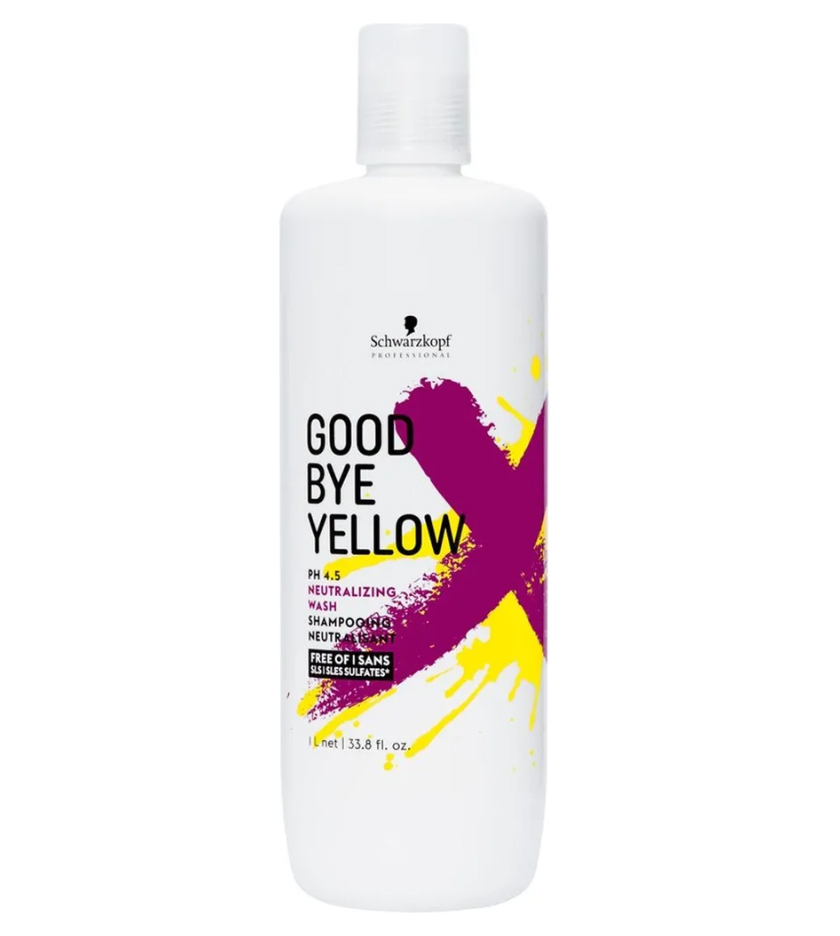 

Нейтрализующий шампунь Schwarzkopf ProfessionalGoodbye Yellow 1000 мл