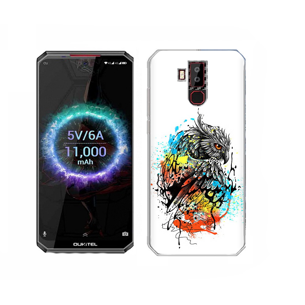

Чехол MyPads Tocco для Oukitel K13 Pro Творческая сова, Прозрачный, Tocco