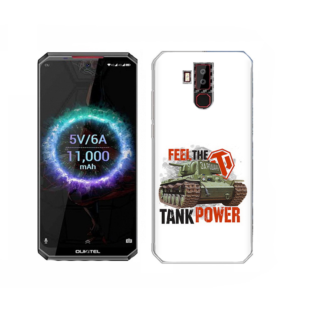 

Чехол MyPads Tocco для Oukitel K13 Pro Танк, Прозрачный, Tocco