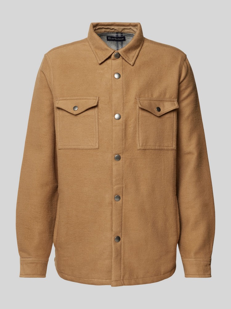 

Рубашка мужская Barbour MOS0121 бежевая XL, Бежевый, MOS0121