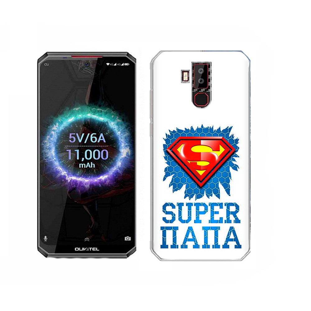 

Чехол MyPads Tocco для Oukitel K13 Pro Супер Папа, Прозрачный, Tocco