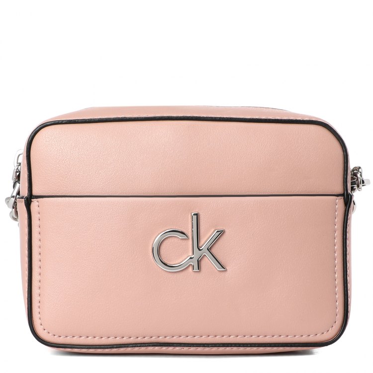 фото Сумка кросс-боди женская calvin klein k60k608287 светло-розовая