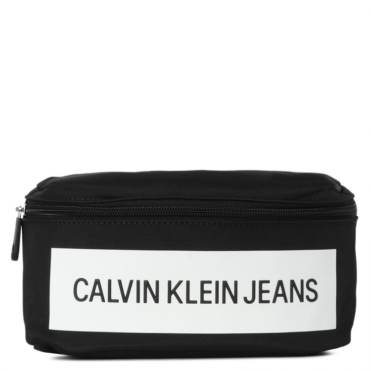 фото Поясная сумка женская calvin klein jeans k60k608240 черная