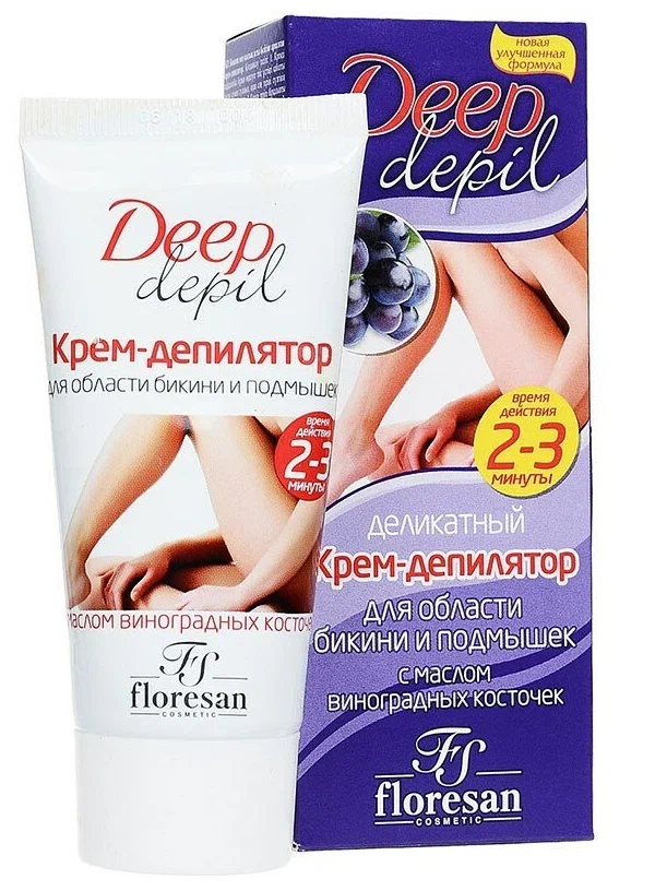 

Крем-депилятор Floresan для области бикини и подмышек 50 мл, Deep Depil