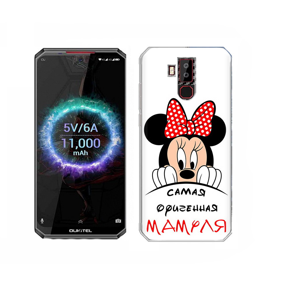 

Чехол MyPads Tocco для Oukitel K13 Pro Самая лучшая мамуля Мини Маус, Прозрачный, Tocco