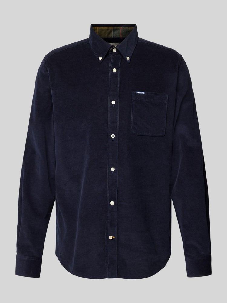 

Рубашка мужская Barbour MSH5001 синяя M, Синий, MSH5001