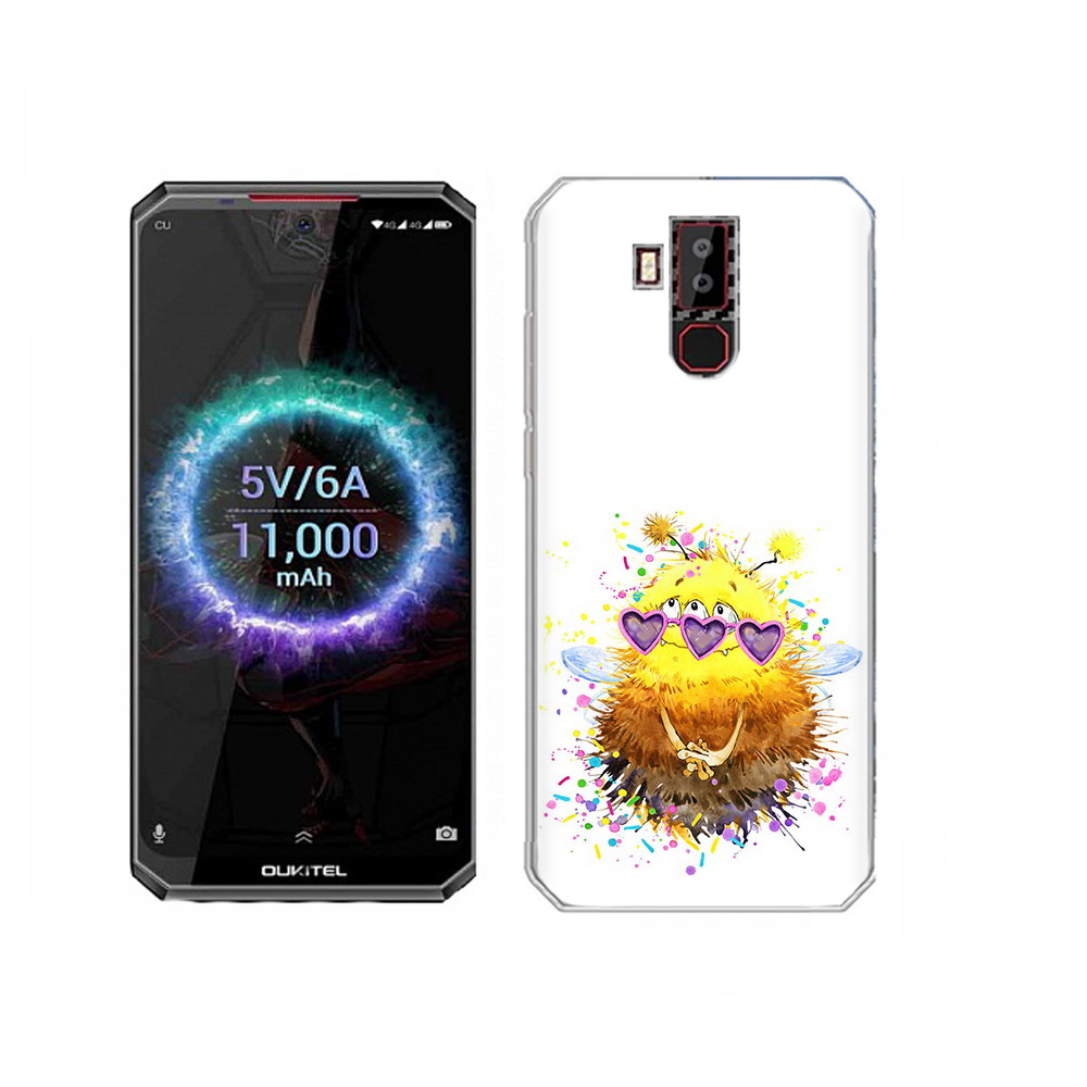 Чехол MyPads Tocco для Oukitel K13 Pro Пушитый шмель