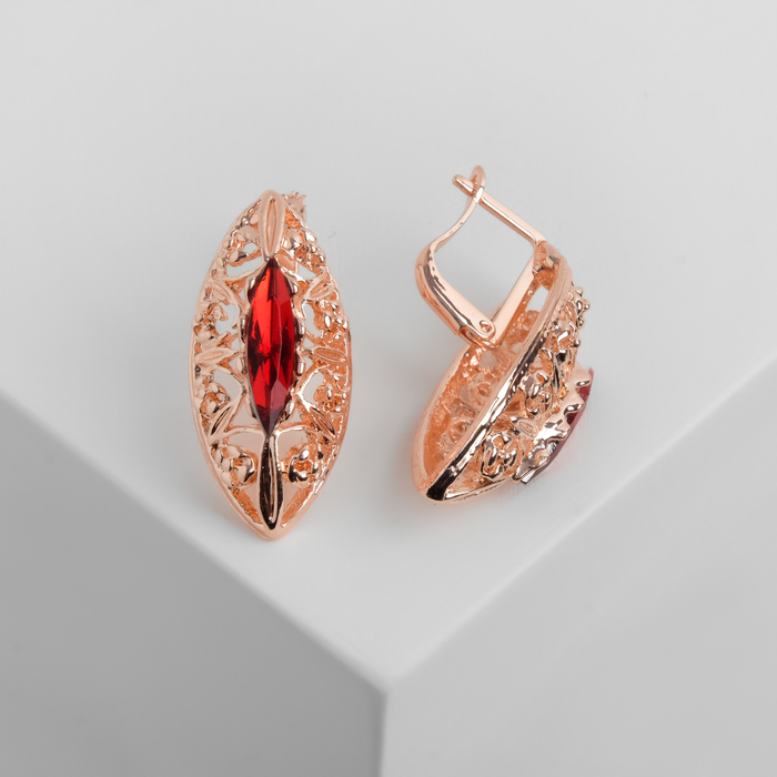 

Серьги из бижутерного сплава с акрилом Queen Fair Эдель эллипс, Эдель эллипс