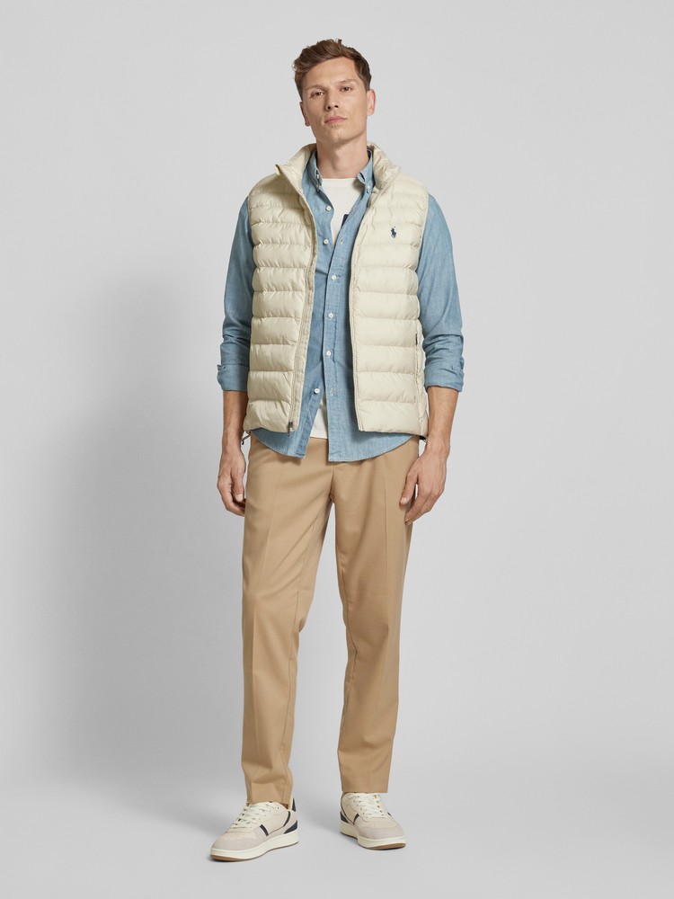 

Рубашка мужская Polo Ralph Lauren 710548538 синяя XXL, Синий, 710548538