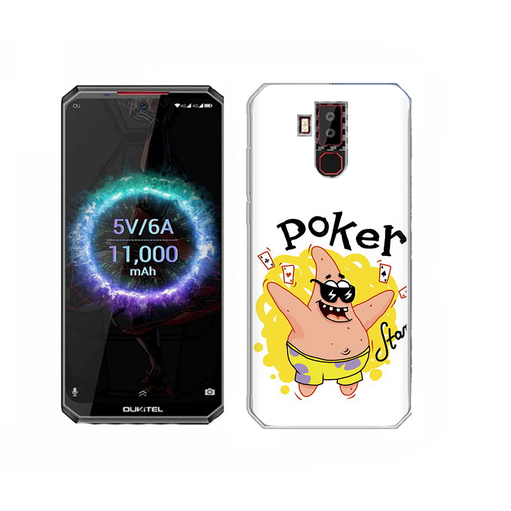 

Чехол MyPads Tocco для Oukitel K13 Pro Патрик, Прозрачный, Tocco