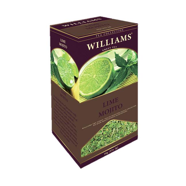 

Чай зеленый Williams Lime Mojito 2 г х 25 шт