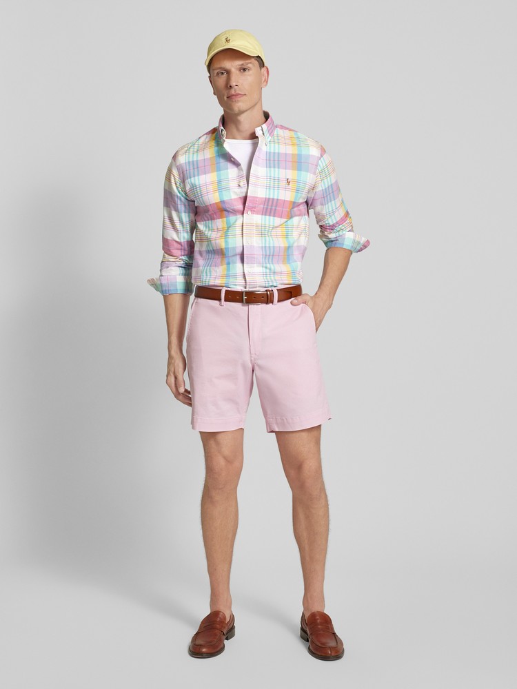 

Рубашка мужская Polo Ralph Lauren 710945322 розовая M, Разноцветный, 710945322