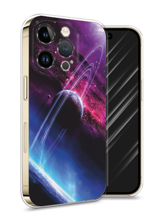 

Силиконовый чехол Awog "Космос 17" для Apple iPhone 14 Pro, Разноцветный, 15250-4