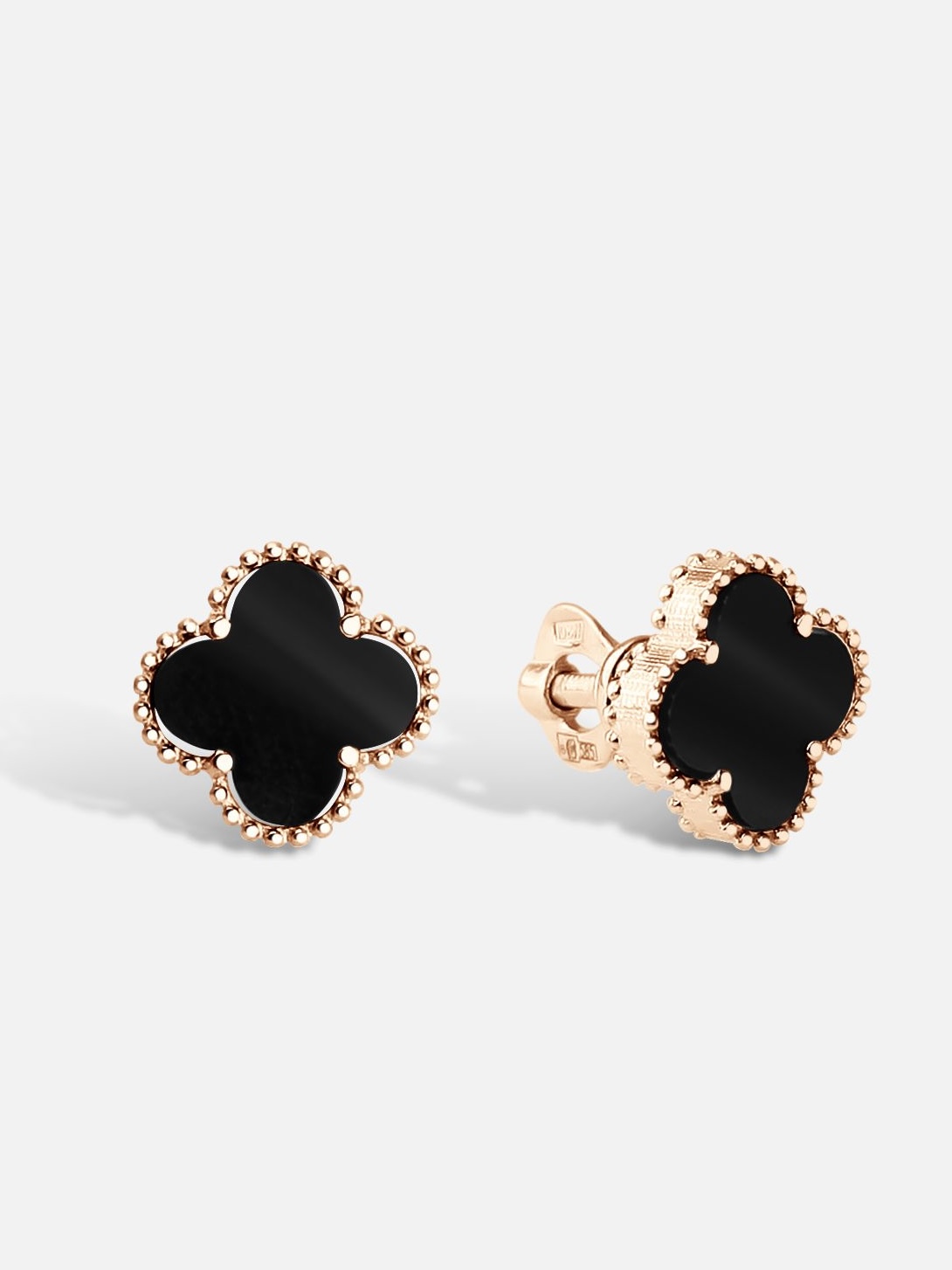 

Серьги пусеты из золота DIALVI JEWELRY 4RCL65, агат, 4RCL65