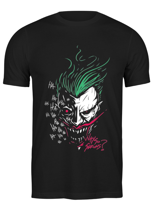 

Футболка мужская Printio Джокер (joker) черная 2XL, Джокер (joker)