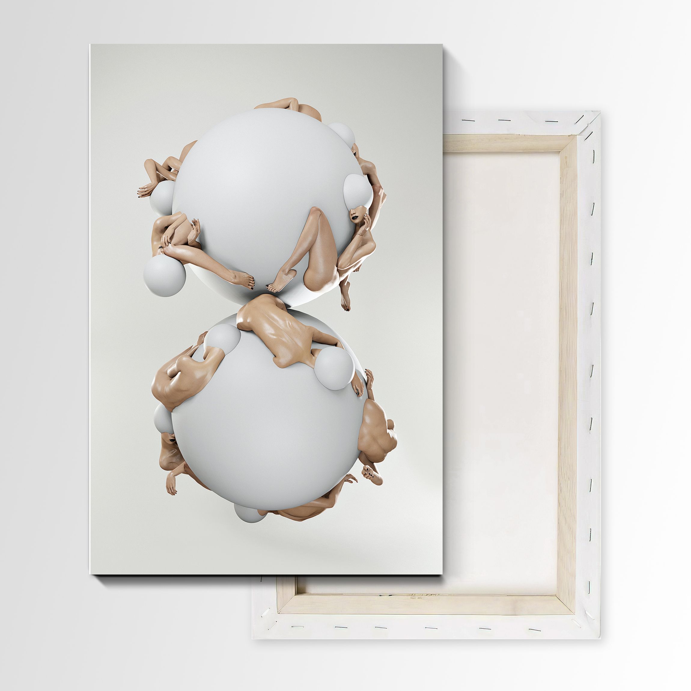 

Картина Два шара 135х90 см на холсте 442189547, 442189547