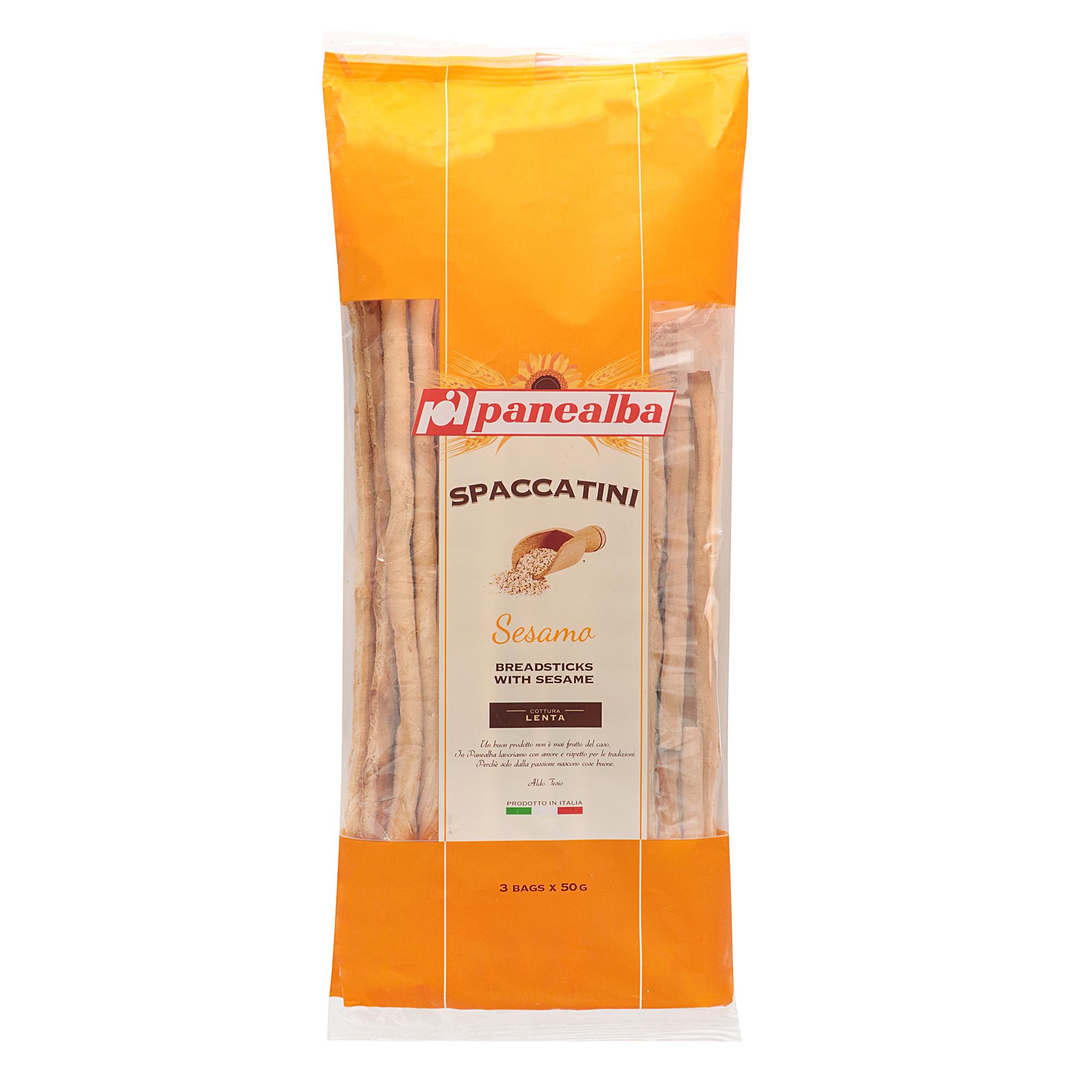 Хлебные палочки Panealba Spaccatini Sesamo Гриссини 150 г