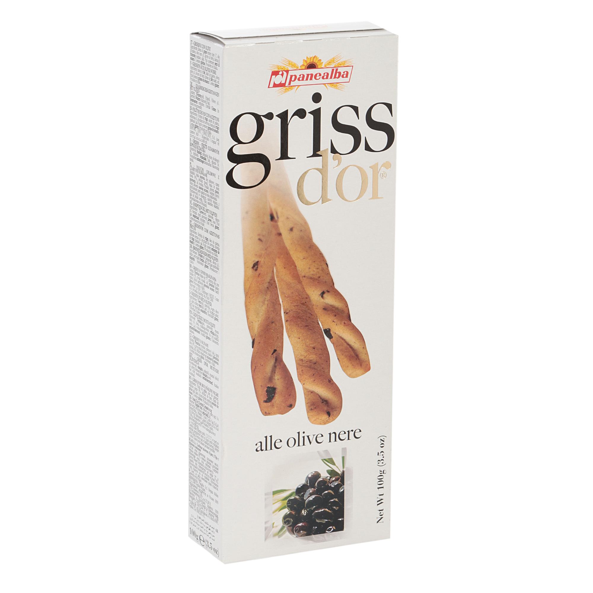

Хлебные палочки Panealba Griss d or с оливками 100 г
