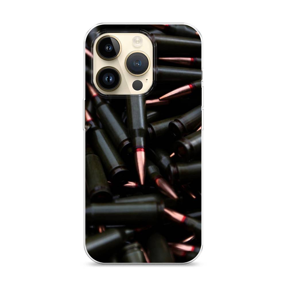 

Чехол Awog на Apple iPhone 14 Pro / Айфон 14 Pro "Пули черные", 15250-5
