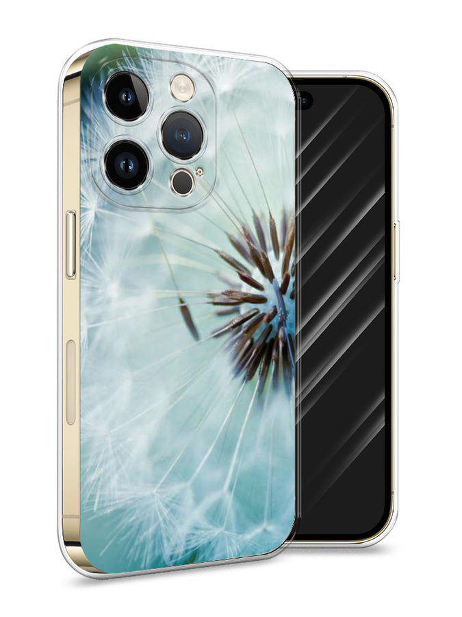 

Силиконовый чехол Awog "Пух одуванчика" для Apple iPhone 14 Pro, Голубой, 15250-4