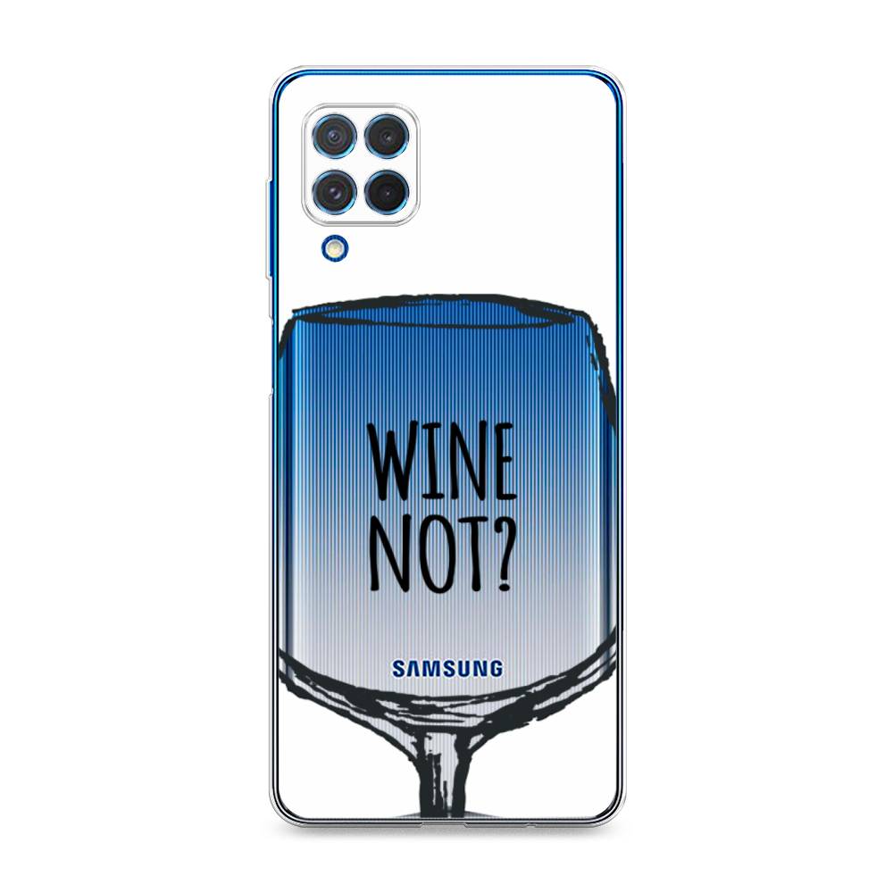 

Чехол на Samsung Galaxy M62 "Wine not white", Белый, 2102950-6