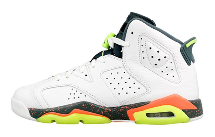 

Кроссовки унисекс Jordan Air Jordan 6 Retro Bright Mango GS белые 40 EU, Белый, Air Jordan 6 Retro Bright Mango GS