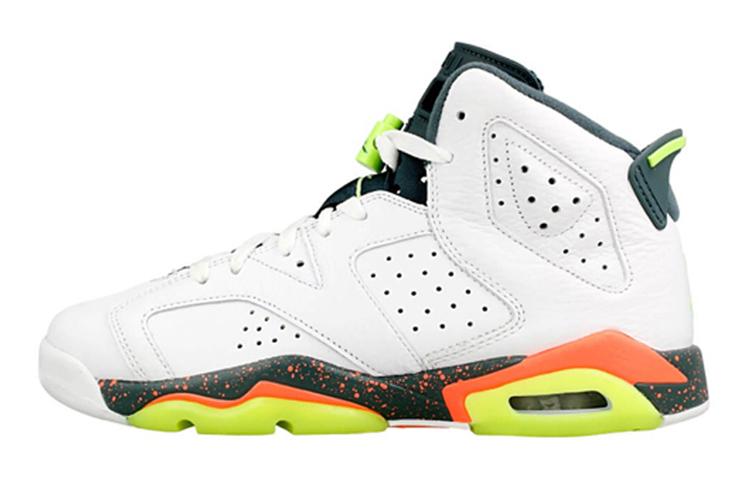 

Кроссовки унисекс Jordan Air Jordan 6 Retro Bright Mango GS белые 37.5 EU, Белый, Air Jordan 6 Retro Bright Mango GS